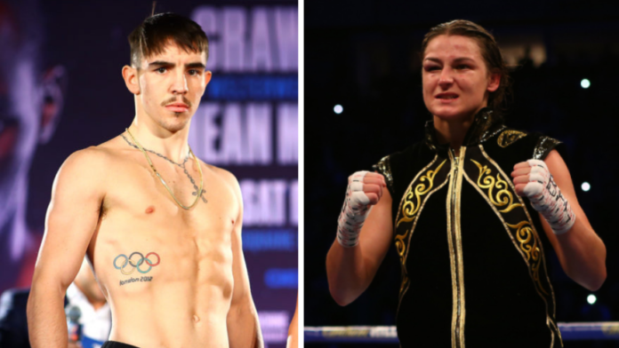 Michael Conlan (L) and Katie Taylor (R)