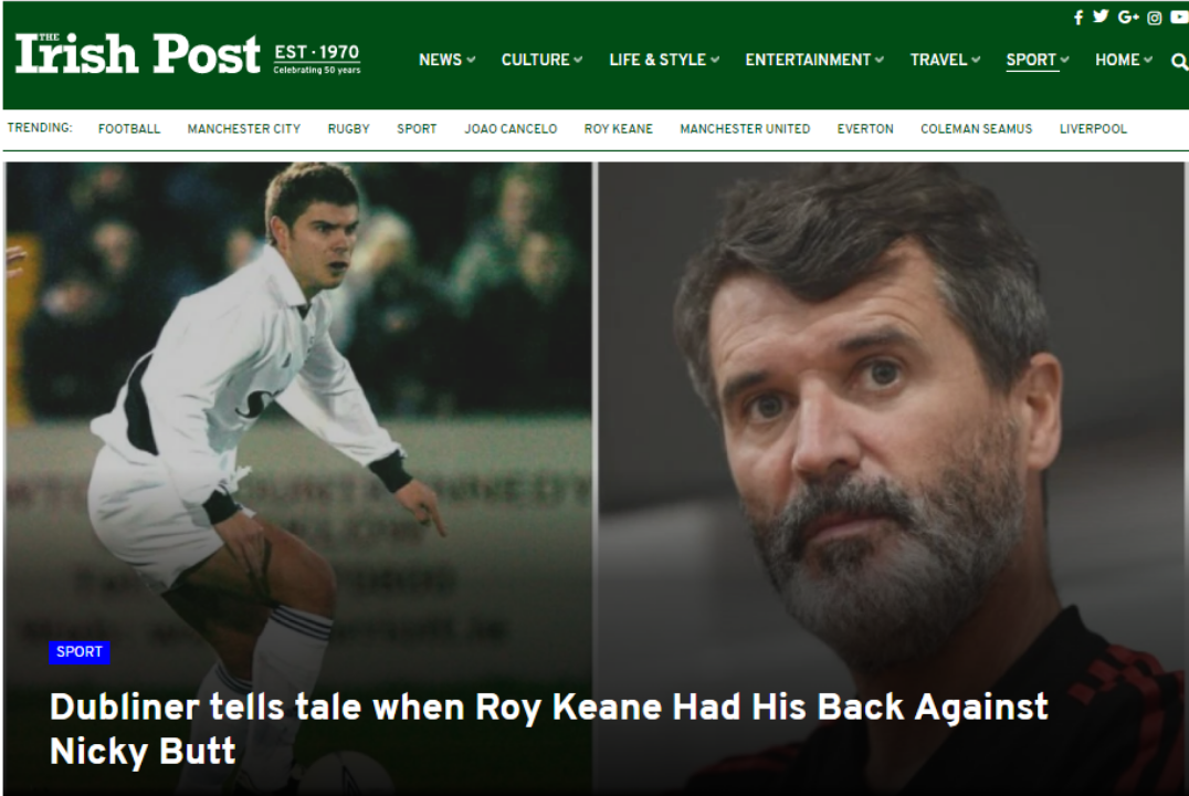 The Long Hall Podcast episode with Kevin Grogan has featured across several news sites (The Irish Post)