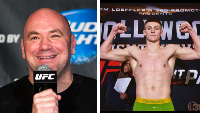 Dana White (L) and Callum Walsh (R)