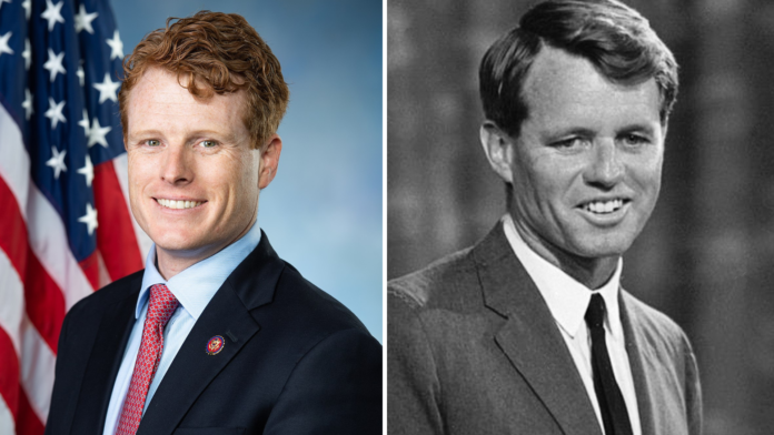 Joe Kennedy (L) and Robert F. Kennedy (R) (Photos U.S. House Office of Photography and Wikipedia)