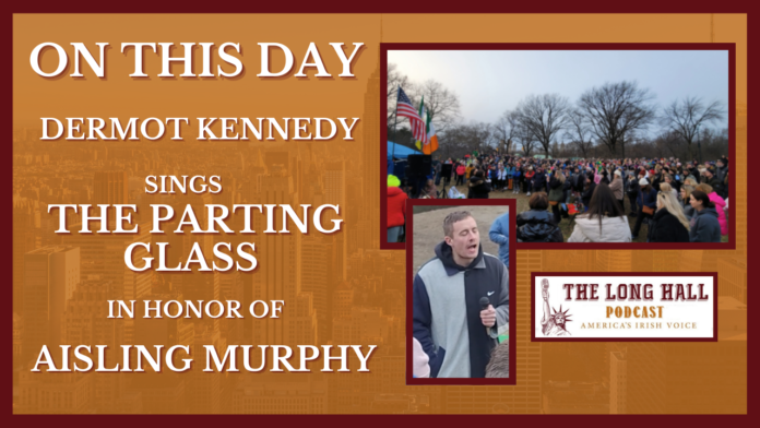 Dermot Kennedy sings The Parting Glass in Central Park