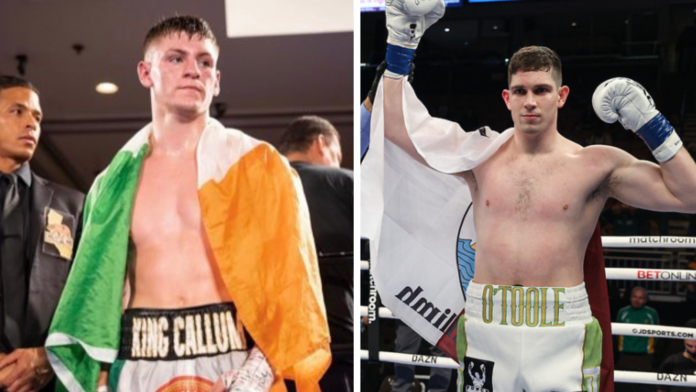King Callum Walsh and Thomas O'Toole (Photos: Twitter (l) and Matchroom (r))