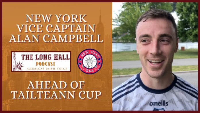 New York Vice Captain Alan Campbell Ahead of Carlow Tailteann Cup Game