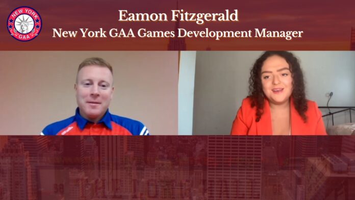 New York GAA Games Manager Eamonn Fitzgerald, Aine Hourican